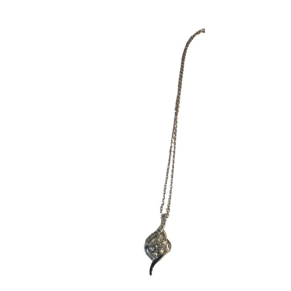 NWT Moissanite Pendant Necklace w/COA
